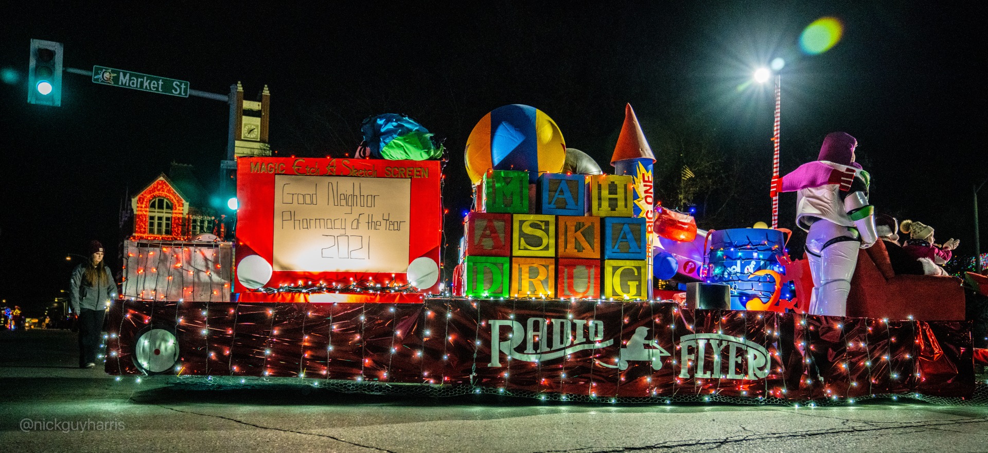 Lighted Christmas Parade Float 2021