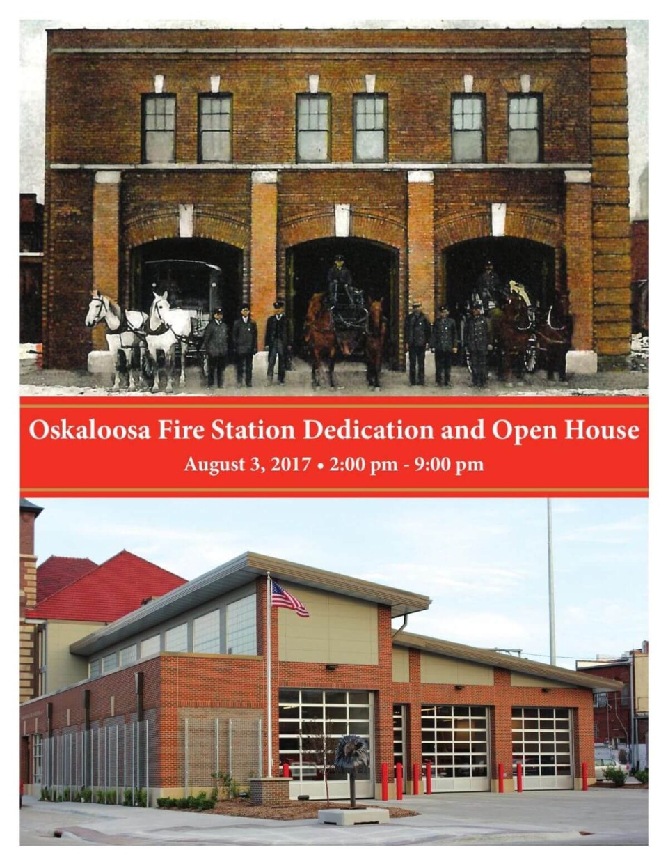 Oskaloosa Fire Station booklet cover