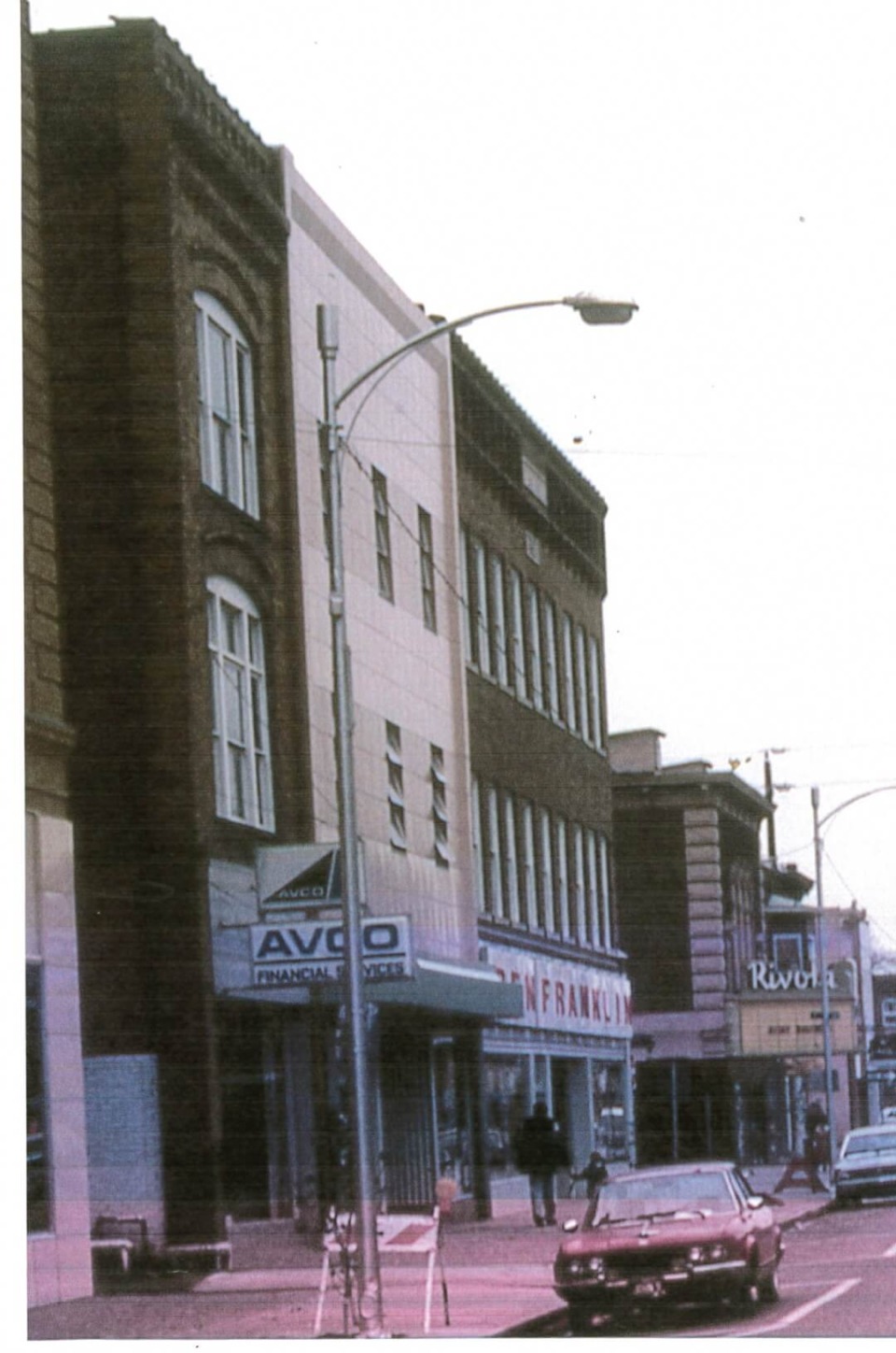 AVCO Financial Services in Oskaloosa, Iowa, in 1980.