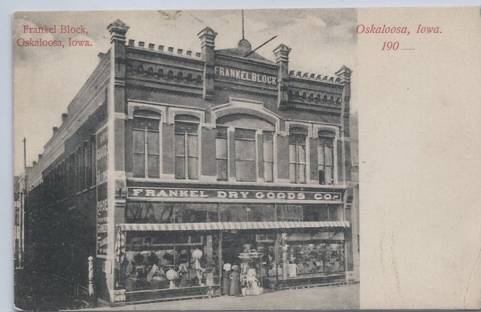 Frenkel Building in the early 1900s