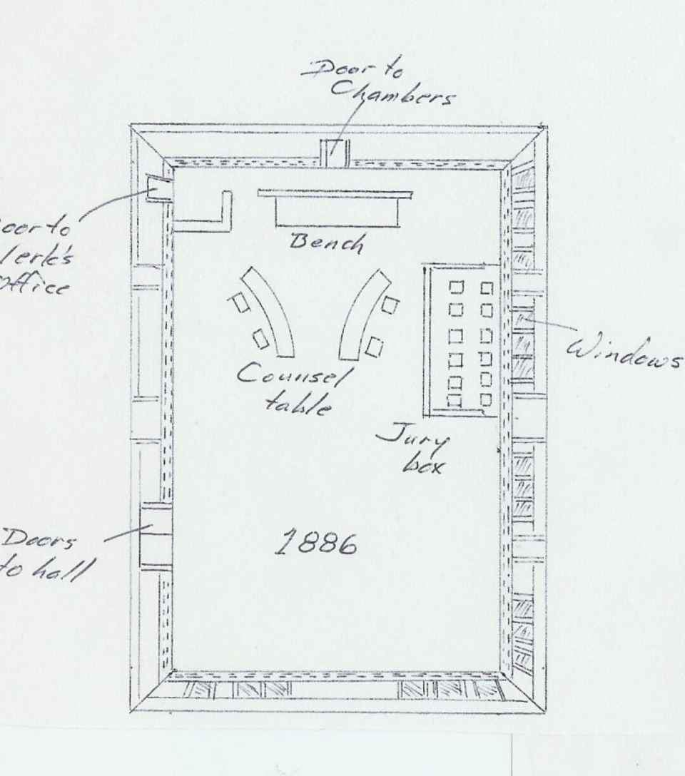 Mahaska County Courthouse floorplan