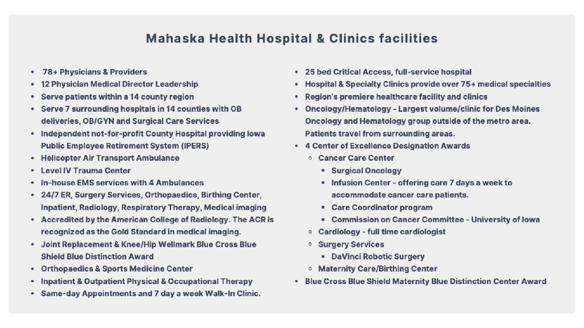 mahaska health 