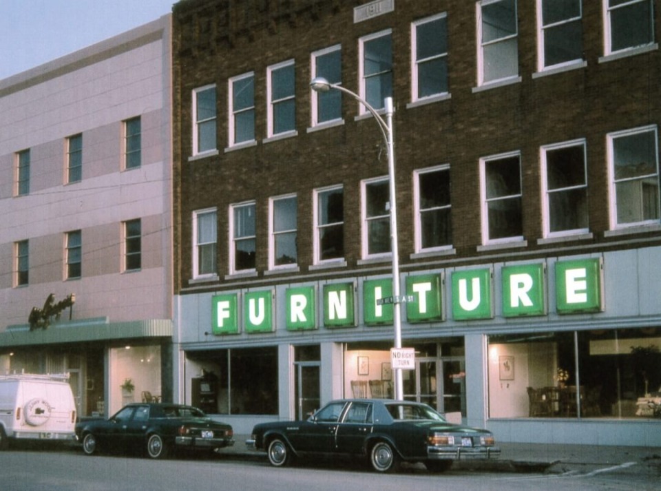 McGregors Furniture in the McGregor Building in Oskaloosa, Iowa