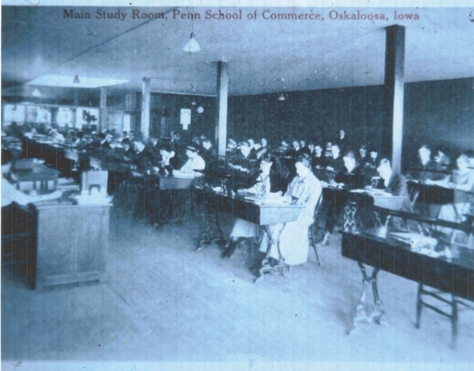 Main Study Room of Penn School of Commerce