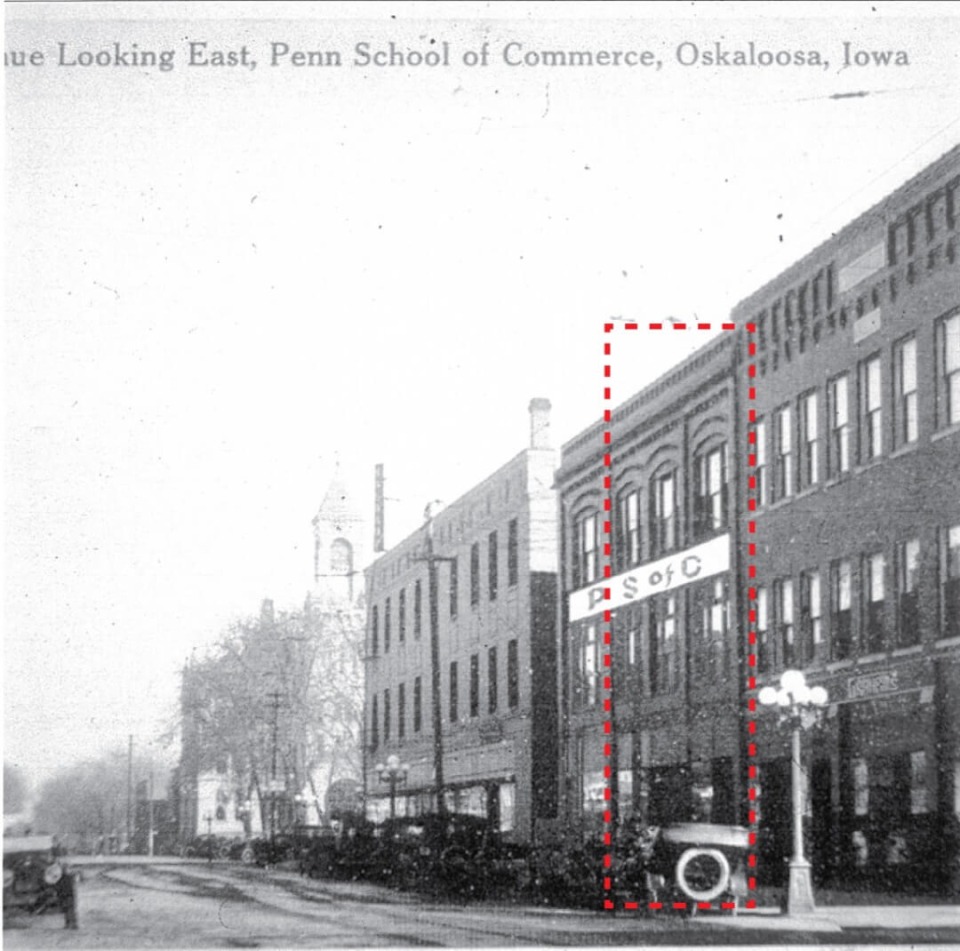 Penn School of Commerce in Oskaloosa Iowa